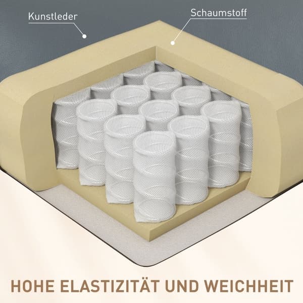 Rootz Massagestol - Gyngestol - Roterbar stol - 360 graders rotation - 8 vibrationspunkter - Kablet fjernbetjening - 87 cm x 97 cm x 104 cm - Imiteret