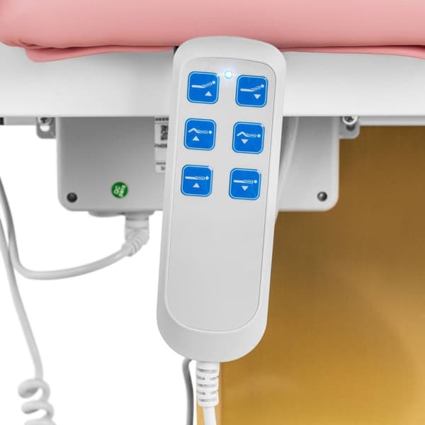 physa - Behandlingsbänk - 300 W - 150 kg - Rosa/guld