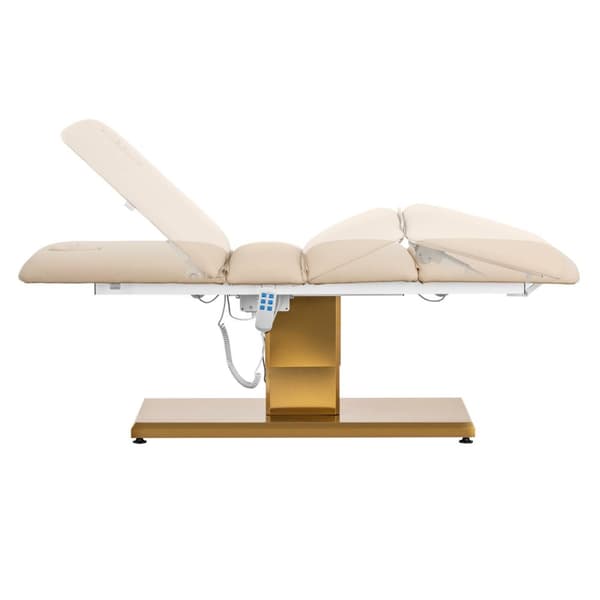 physa - Behandlingsbänk - 300 W - 150 kg - Beige/gyllene