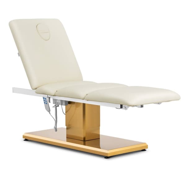 physa - Behandlingsbänk - 300 W - 150 kg - Creme/guld