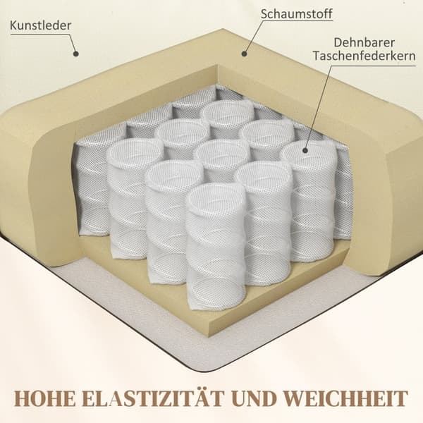 Rootz Hierontanojatuoli - TV-nojatuoli - Keinonahkainen nojatuoli - Ultimate Comfort - 89L x 99W x 106K cm