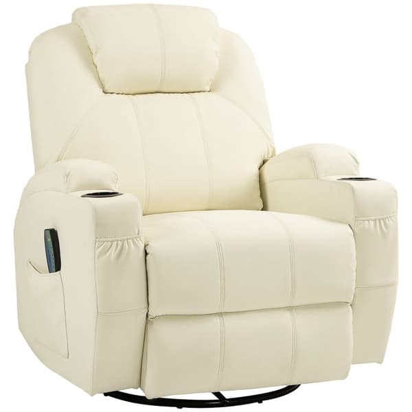 Rootz Hierontanojatuoli - TV-nojatuoli - Keinonahkainen nojatuoli - Ultimate Comfort - 89L x 99W x 106K cm