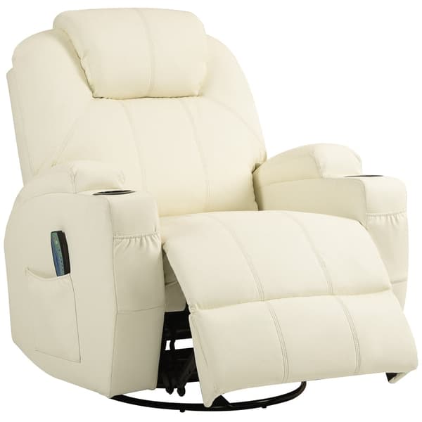 Rootz Hierontanojatuoli - TV-nojatuoli - Keinonahkainen nojatuoli - Ultimate Comfort - 89L x 99W x 106K cm