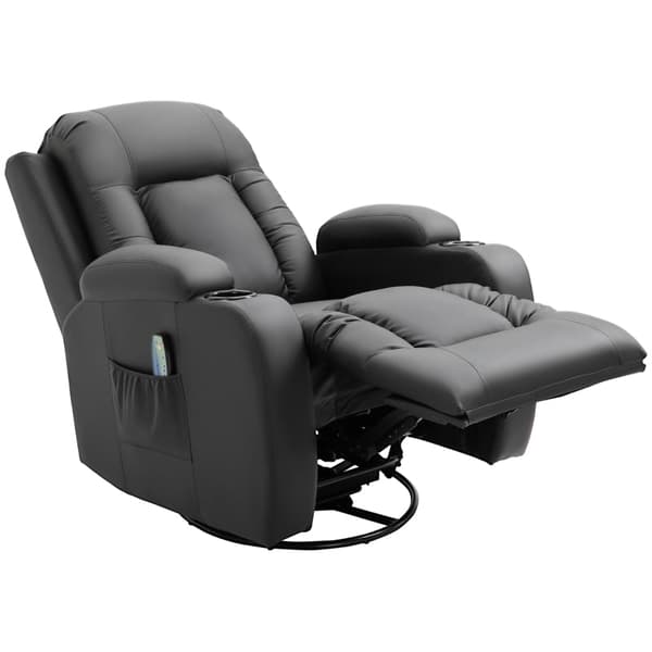 Rootz Massagestol - Hvilestol - Vibrerende Massager - Opvarmet ryglæn - 85cm x 94cm x 104cm