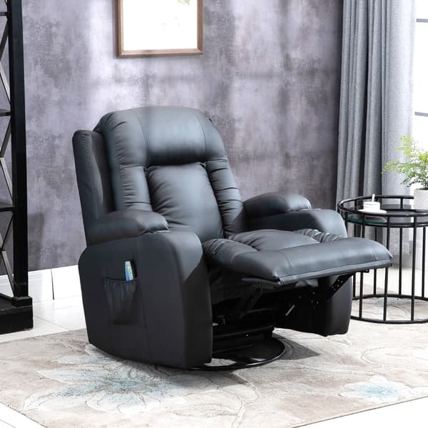 Rootz Massagestol - Hvilestol - Vibrerende Massager - Opvarmet ryglæn - 85cm x 94cm x 104cm