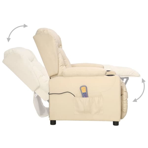 Elevating Massage Chair Cream -kangas