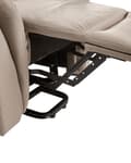 Miniatyrbillede 10 af 11: Massagestol Taupe Kunstlæder Lænestol med Løftefunktion Elektrisk Recliner Hvilestol med Motor Sædeløft Stol Fjernbetjening Seniorstol