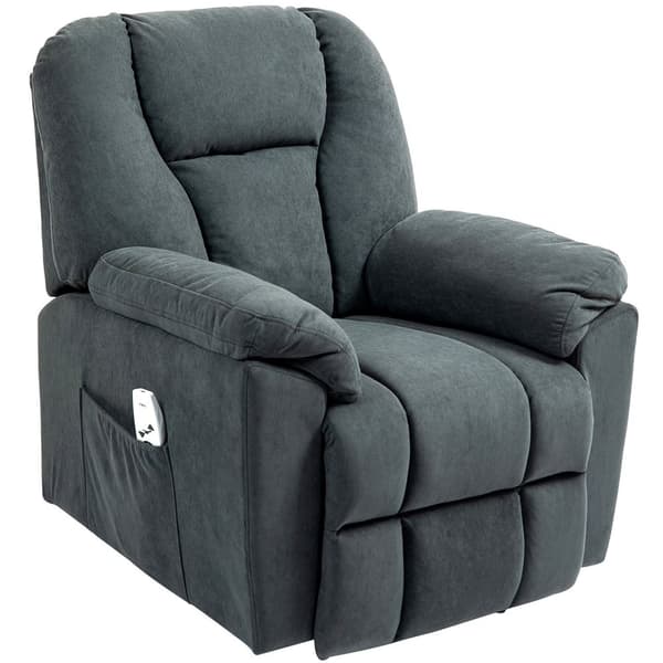 Rootz Electric Relaks -tuoli - Hierontalevy - Verhoiltu istuin - Lämpötoiminto - USB -portti - 135 ° kallistus - 88 cm x 97cm x 101cm