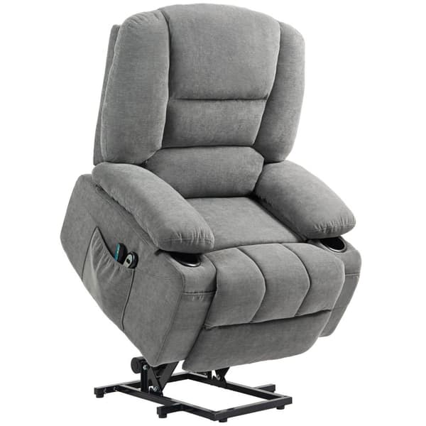 Rootz Electric Relax -stol - Massagestol - Stand -up Aid - Heat Functions - 97 cm x 90 cm x 102 cm - Tilbyder komfort og mobilitet