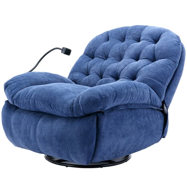 Rootz stofmassagestol - Loungestol - Roterende stol - Opvarmet massage - 92cm x 100cm x 104cm