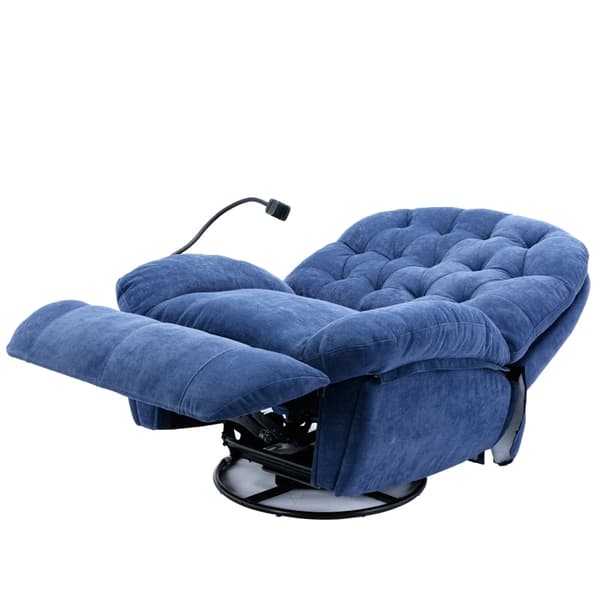 Rootz stofmassagestol - Loungestol - Roterende stol - Opvarmet massage - 92cm x 100cm x 104cm