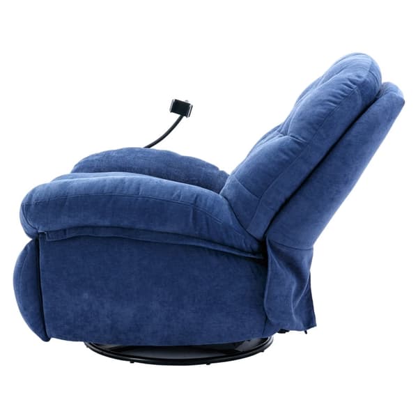 Rootz stofmassagestol - Loungestol - Roterende stol - Opvarmet massage - 92cm x 100cm x 104cm