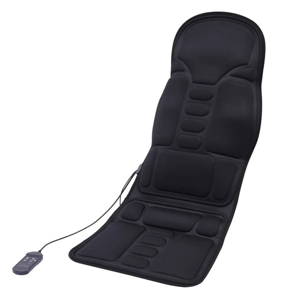 Massagefåtöljöverdrag, 8 massagefunktioner, värmefunktion,svart