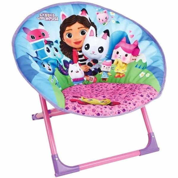 Barnfåtölj Gabby's Dollhouse Rosa