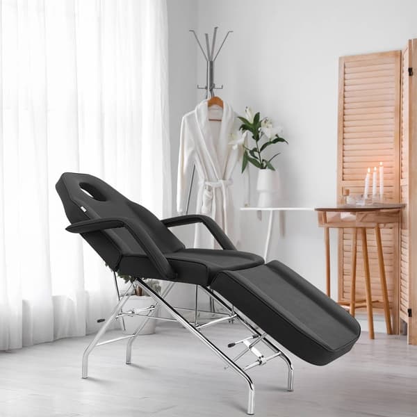 physa - Behandlingsbänk - 183,5 x 83 x 74 cm - 175 kg - Svart
