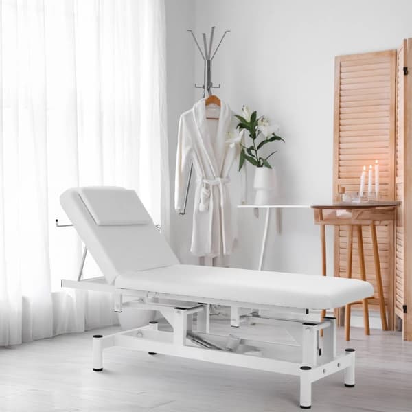 physa - Behandlingsbänk - 50 W - 150 kg - Vit