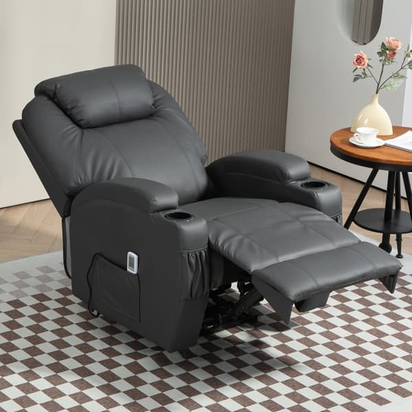 Lænestol med Massagefunktion, 82x97x110 cm, Mørkegrå