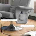 Miniatyrbillede 6 af 9: Elektrisk Recliner, 78x95x88 cm, Mørkegrå