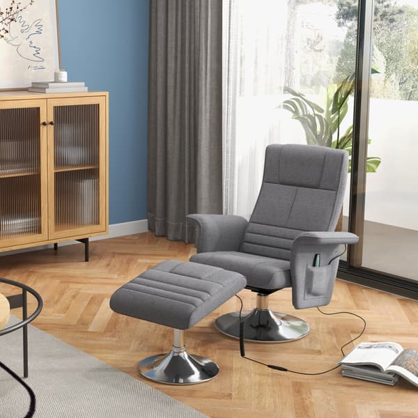Elektrisk Recliner, 78x95x88 cm, Mørkegrå