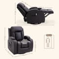 Miniatyrbillede 3 af 9: Massagestol, 85x94x104 cm, Brun