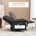 Miniatyrbillede 7 af 9: Elektrisk Massagestol, 94x99x99 cm, Sort