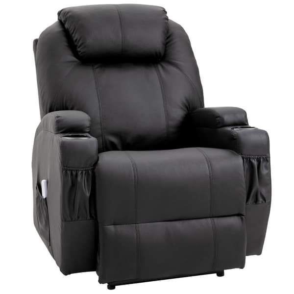 Massagestol, 82x97x110 cm, Sort