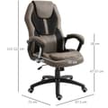 Miniatyrbild 3 av 6: Rootz Massage Chair - Office Chair - Ergonomic Chair - 6 -punkts massage - 67,5 cm x 72 cm x 112-122 cm