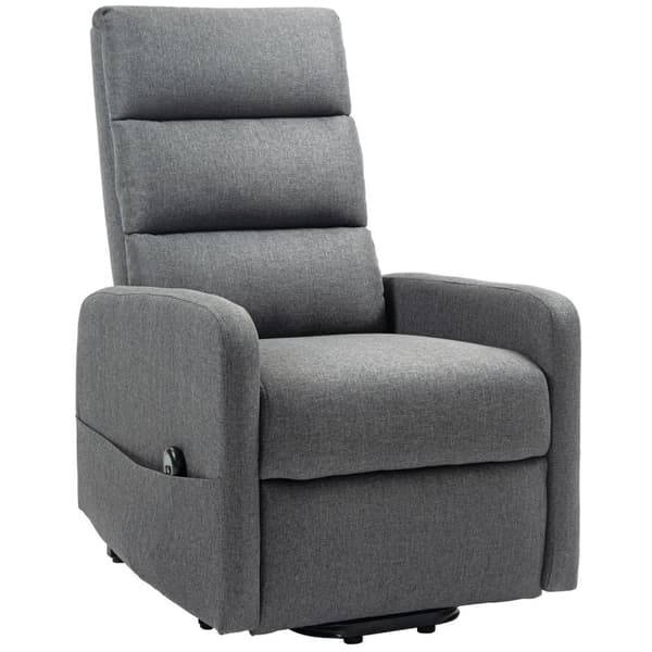 Rootz Electrical Relaxation Armchair - Power RECLINER - TV -stol - Stående Aid - 62 cm x 86,5 cm x 105 cm - Blød skumkomfort