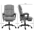 Miniatyrbillede 3 af 6: Rootz Ergonomic Massage Chair - Retlining Office Chair - Opvarmet loungestol - Kabelforbundet fjernbetjening - 66 cm x 75 cm x 112-122cm