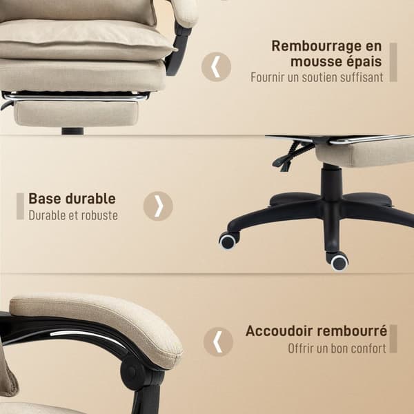 Rootz Massage Chef Armchair - verkställande ordförande - Ergonomisk kontorsstol - Justerbar komfort - 70 cm x 62 cm x 120-130 cm