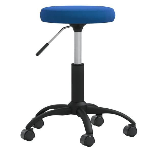 Massagepall blå sammet