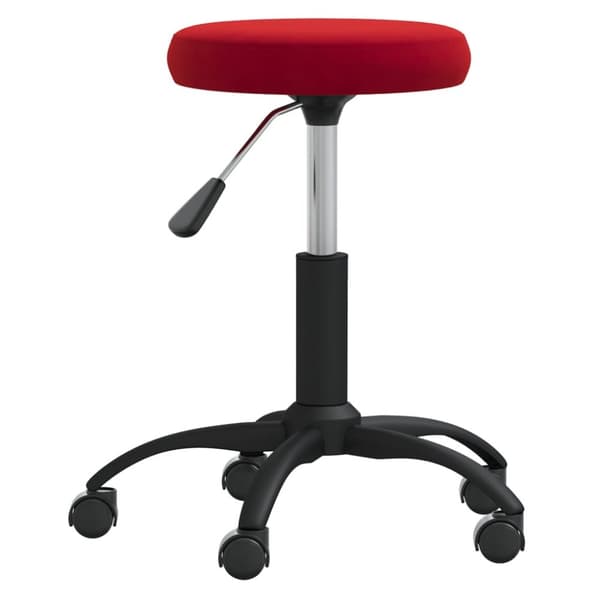 Massagepall vinröd sammet