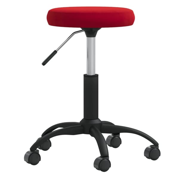 Massagepall vinröd sammet