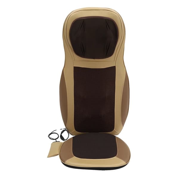 Shiatsu Massage Sædepude, Justerbar Nakkehøjde, 3 Massage Typer,beige