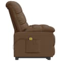 Miniatyrbillede 4 af 11: vidaXL massagestol stof brun
