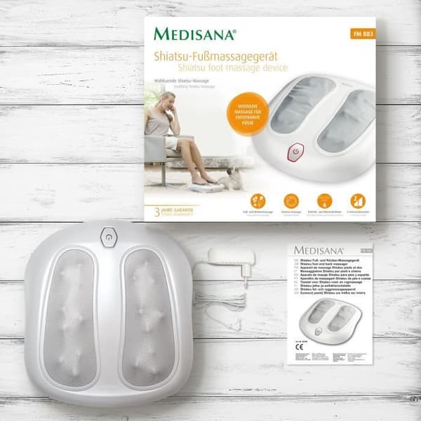 Medisana FM 883 Shiatsu fotmassageapparat Vit
