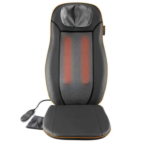 MCN massagestolsöverdrag - MEDISANA - Shiatsu massage - Värmefunktion - Grå