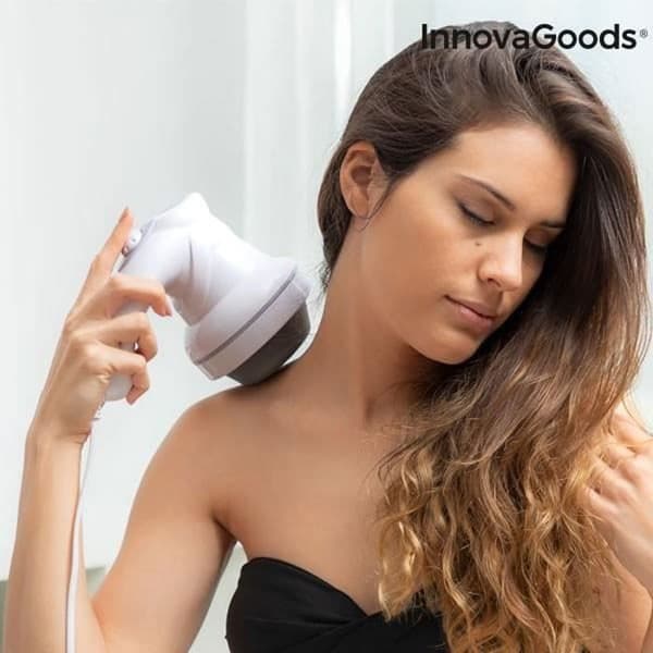 Elektrisk massageapparat mot celluliter - InnovaGoods - 5 i 1 - 28W - Avslappnande massage - Trådlös funktion