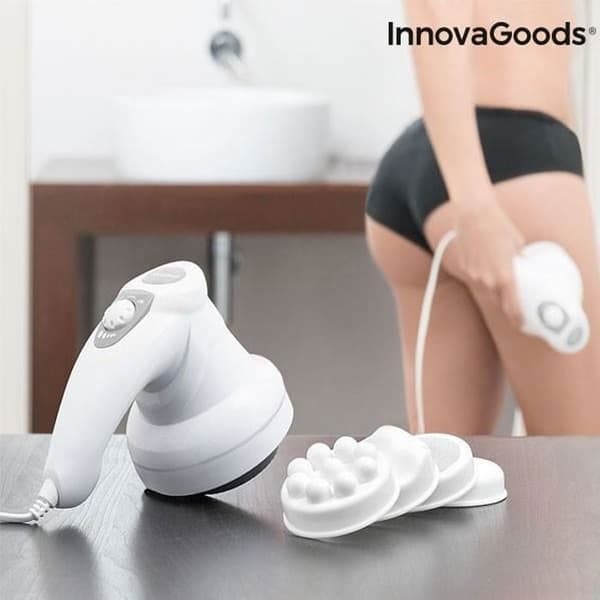 Elektrisk massageapparat mot celluliter - InnovaGoods - 5 i 1 - 28W - Avslappnande massage - Trådlös funktion