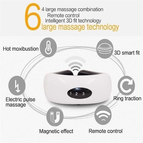 3D smart cervikal massageapparat för nacke och kropp Multifunktionell nackmassager