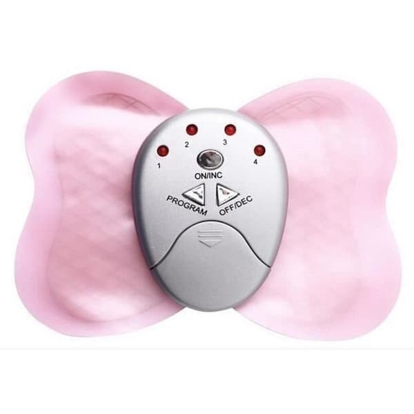 Elektronisk Massager - Fitness - Fjäril - Rosa - Smärtlindring - Muskulatorisk Stimulering