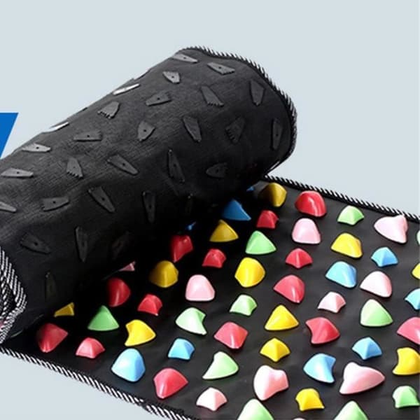 Färg 35cmx35cm Walking Stone Massagematta Kinesisk zonterapi Smärtlindring Fot Spa Smärtlindring