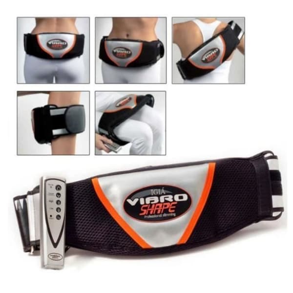 Vibro Shape Professionell Uppvärmning Vibrerande Bantning Bälte