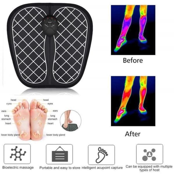 Foot Massager by Electrostimulation - Massage och blodcirkulationsanordning