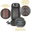 Miniatyrbild 6 av 8: MCN massagestolsöverdrag - MEDISANA - Shiatsu massage - Värmefunktion - Grå