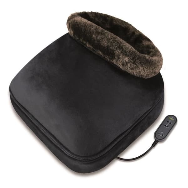 prorelax SHIATSU 2 i 1 fotmassageapparat med värmefunktion | svart