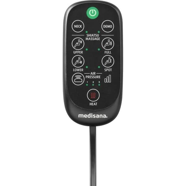 Premium massagesits - MEDISANA MC 825 - Shiatsu och akupressur - 3 zoner + justerbar nacke