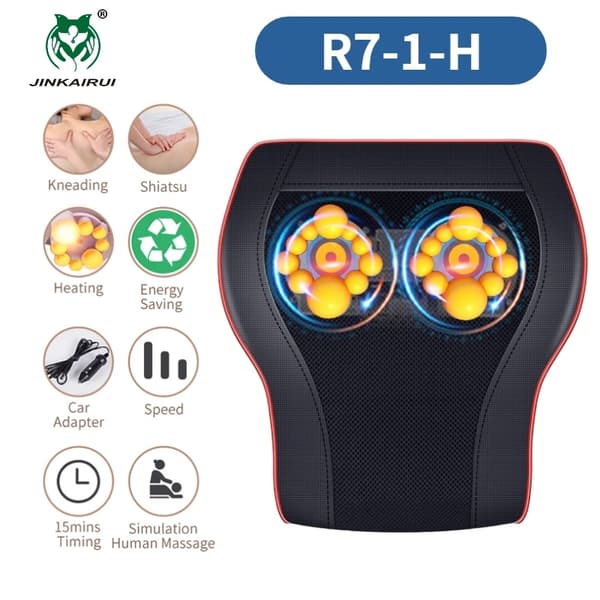 Massagepude, 16 massagebolde, justerbare hastighedsindstillinger,EU-stik, AM172-Z(vibration)