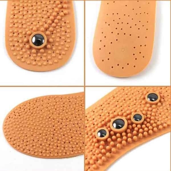 Fotmassage innersula Magnetisk terapi Fri storlek Transparent silikon Anti-trötthet Fotmassager innersula Pert