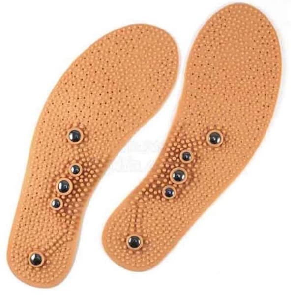 Fotmassage innersula Magnetisk terapi Fri storlek Transparent silikon Anti-trötthet Fotmassager innersula Pert